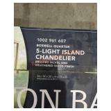 Hampton Bay 5 Light Island Chandelier