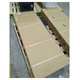 72"W x 24"D Adjustable Height Black Workbench