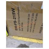 33 W x 20 d Farmhouse Sink White