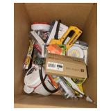Box Lot Of Assorted Home Improvement Items