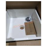 24x24 Durabase Basin White
