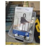 Tote full of light and toilet paper