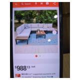 PHI VILLA 6 Seat 6-Piece Aluminum Outdoor Patio