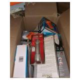 Box Lot Of Assorted Home Improvement Items