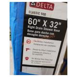 Right Drain Shower Base