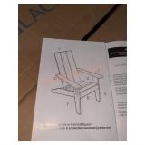 (2) Out Door Wood Chairs