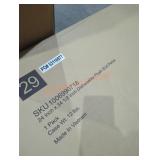 24" x 341/2" dishwasher flush end panel