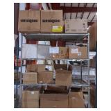 Rack Lot Assorted DG Box Lots, Lights, Tiles