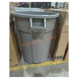 Husky 55 gal gray trash can