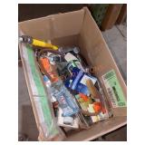 Box Lot Of Assorted Home Improvement Items