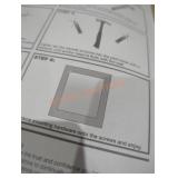 Black mounting mirror