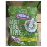 1 box of Kingsford green basil, sage, thyme