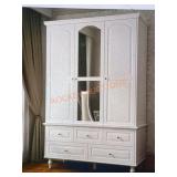 FUFU&GAGA White Paint Big Wardrobe Armoires