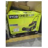 Ryobi 16" 18v brushless push mower kit