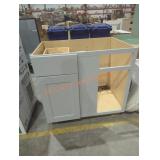 36" x 24" gray cabinet base