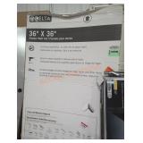 36" x 36" shower wall set