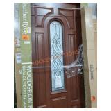 36" x 80" Mahogany Finish Door