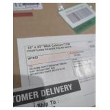 18" x 42" wall white cabinet