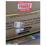 Glass Fireplace Doors!Sold As Is Where Is, No