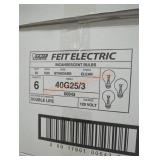 1 box of 6 packs bath and vanity 40w bulbs