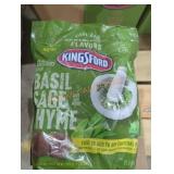 1 box of Kingsford green basil, sage, thyme