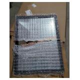 Black Framed Rectangle Mirror 26" x 20"