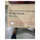 L Shaped Patio Furniture Set