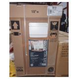 18" Base Cabinet, Satin White