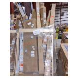 Skid LOT Valances, Shutters, Blinds, Assorted