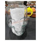 Glass Skull Drink Dispenser Qty 1