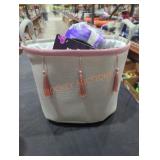 Large Canvas Bucket, Halloween Decor, Masks