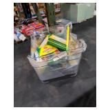 Bin Lot of Assorted Crayola Products