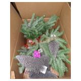 Box Lot Of Christmas Decor