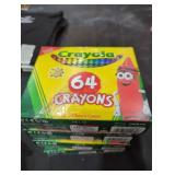 4 packs 64 crayons