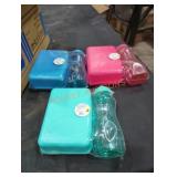 6 Food container and water bottle sets