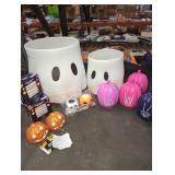 Halloween Buckets, , Pumpkin Decor, LED Lights