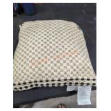 Woven toss pillow