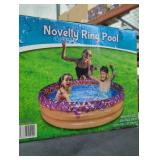 Novelty Ring Pool, Inflated size 60"Dï¿½ 12"H, Ages
