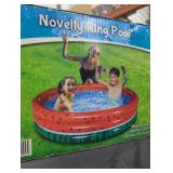 Novelty Ring Pool, Inflated size 60"Dï¿½ 12"H, Ages
