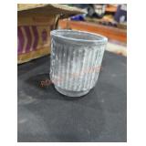 4 candle holders glass
