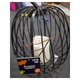 Metal Lighted Pumpkin Decor