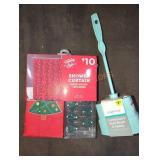 Holiday Shower Curtain, w/ Tree Hooks, Toilet