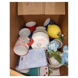 Box Lot Of Assorted Dishes