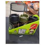 (3) Glass Butt Buckets