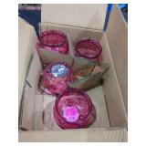 (4) Glass Lanterns