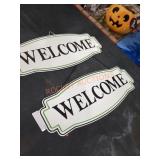 (2) Welcome Signs