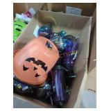 Box lot of Halloween decorations