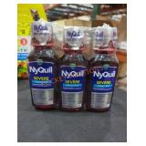 3 NyQuil severe cold and flu medicine