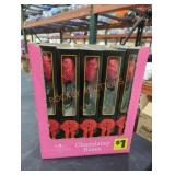 10 chocolate roses