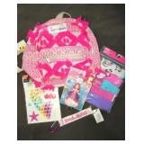 Girly Fringed Mini BackPack With More Inside